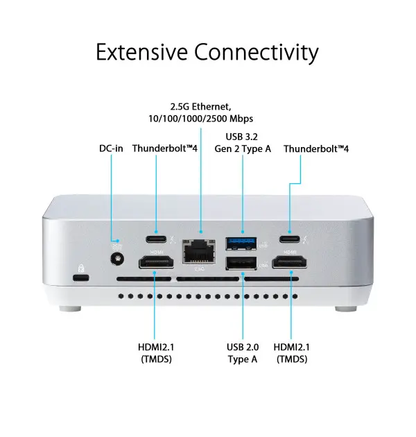 Asus NUC 14 Pro+, CPU Intel Core™ Ultra 9