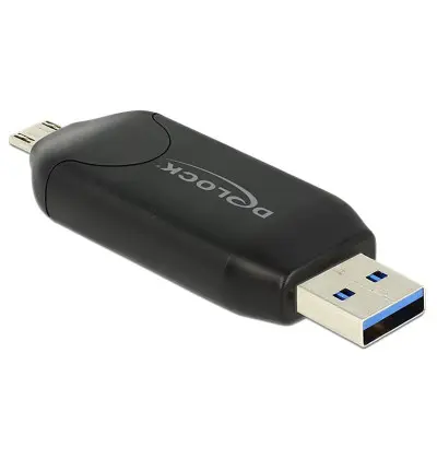 Card Reader Micro USB OTG, USB 3.0 Tipo A 2