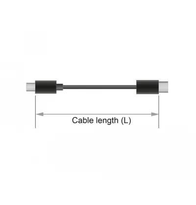 Cavo USB Type-C - HDMI (DP Alt Mode) 4K 60 Hz coassiale 1 m
