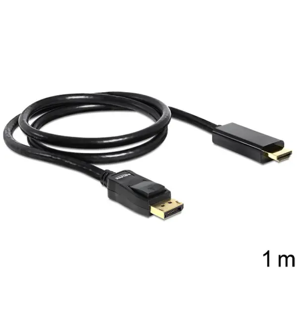 Cavo Displayport 1.1 maschio - High Speed HDMI-A maschio passivo 1 m nero