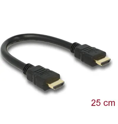Cavo High Speed HDMI con Ethernet – HDMI A maschio - HDMI A maschio 4K 25 cm